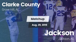 Matchup: Clarke County High vs. Jackson  2019