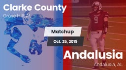 Matchup: Clarke County High vs. Andalusia  2019