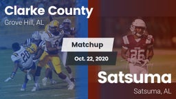 Matchup: Clarke County High vs. Satsuma  2020