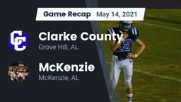 Recap: Clarke County  vs. McKenzie  2021
