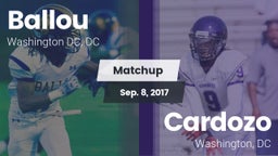 Matchup: Ballou  vs. Cardozo  2017