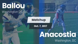 Matchup: Ballou  vs. Anacostia  2017