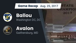 Recap: Ballou  vs. Avalon  2017