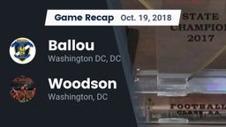 Recap: Ballou  vs. Woodson  2018