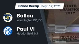 Recap: Ballou  vs. Paul VI  2021