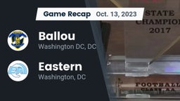 Recap: Ballou  vs. Eastern  2023