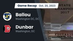 Recap: Ballou  vs. Dunbar  2023