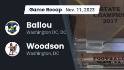 Recap: Ballou  vs. Woodson  2023