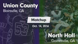 Matchup: Union County High vs. North Hall  2016