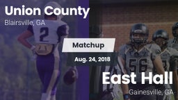 Matchup: Union County High vs. East Hall  2018