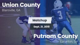 Matchup: Union County High vs. Putnam County  2018
