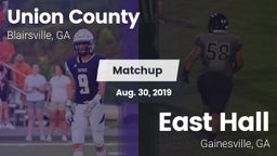 Matchup: Union County High vs. East Hall  2019