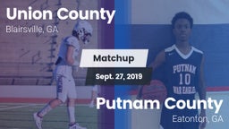 Matchup: Union County High vs. Putnam County  2019