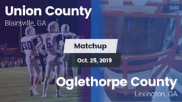 Matchup: Union County High vs. Oglethorpe County  2019