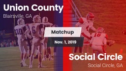 Matchup: Union County High vs. Social Circle  2019