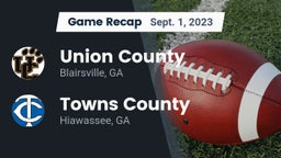 Recap: Union County  vs. Towns County  2023