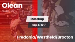 Matchup: Olean vs. Fredonia/Westfield/Brocton 2017