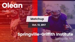 Matchup: Olean vs. Springville-Griffith Institute  2017