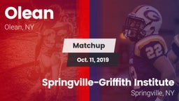 Matchup: Olean vs. Springville-Griffith Institute  2019