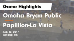 Omaha Bryan Public  vs Papillion-La Vista  Game Highlights - Feb 10, 2017