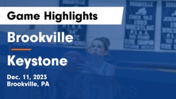 Brookville  vs Keystone  Game Highlights - Dec. 11, 2023