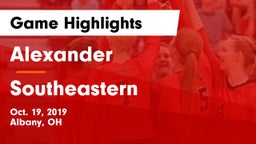 Alexander  vs Southeastern  Game Highlights - Oct. 19, 2019