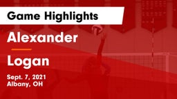 Alexander  vs Logan  Game Highlights - Sept. 7, 2021