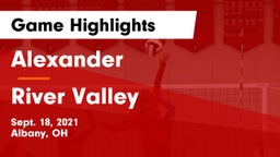 Alexander  vs River Valley  Game Highlights - Sept. 18, 2021