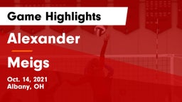 Alexander  vs Meigs  Game Highlights - Oct. 14, 2021