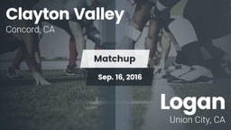 Matchup: Clayton Valley High vs. Logan  2016