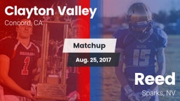 Matchup: Clayton Valley High vs. Reed  2017