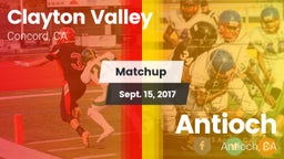 Matchup: Clayton Valley High vs. Antioch  2017