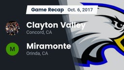 Recap: Clayton Valley  vs. Miramonte  2017