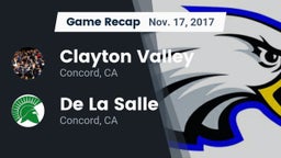 Recap: Clayton Valley  vs. De La Salle  2017