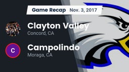 Recap: Clayton Valley  vs. Campolindo  2017