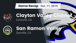 Recap: Clayton Valley Charter  vs. San Ramon Valley  2019