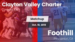 Matchup: Clayton Valley High vs. Foothill  2019