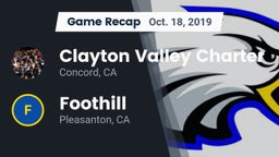 Recap: Clayton Valley Charter  vs. Foothill  2019