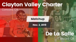 Matchup: Clayton Valley High vs. De La Salle  2019