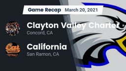 Recap: Clayton Valley Charter  vs. California  2021
