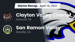 Recap: Clayton Valley Charter  vs. San Ramon Valley  2021