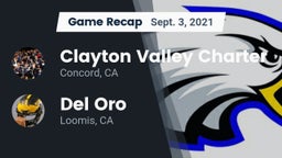 Recap: Clayton Valley Charter  vs. Del Oro  2021