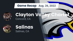 Recap: Clayton Valley Charter  vs. Salinas  2022