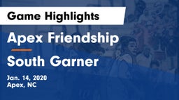 Apex Friendship  vs South Garner  Game Highlights - Jan. 14, 2020