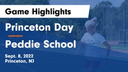 Princeton Day  vs Peddie School Game Highlights - Sept. 8, 2022