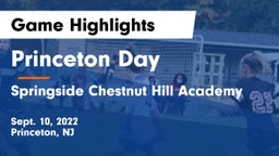 Princeton Day  vs Springside Chestnut Hill Academy  Game Highlights - Sept. 10, 2022