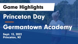 Princeton Day  vs Germantown Academy Game Highlights - Sept. 13, 2022