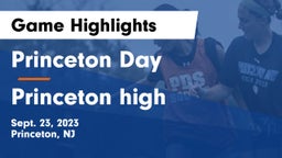 Princeton Day  vs Princeton high Game Highlights - Sept. 23, 2023