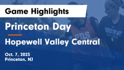 Princeton Day  vs Hopewell Valley Central  Game Highlights - Oct. 7, 2023