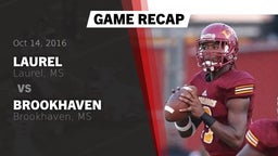 Recap: Laurel  vs. Brookhaven  2016